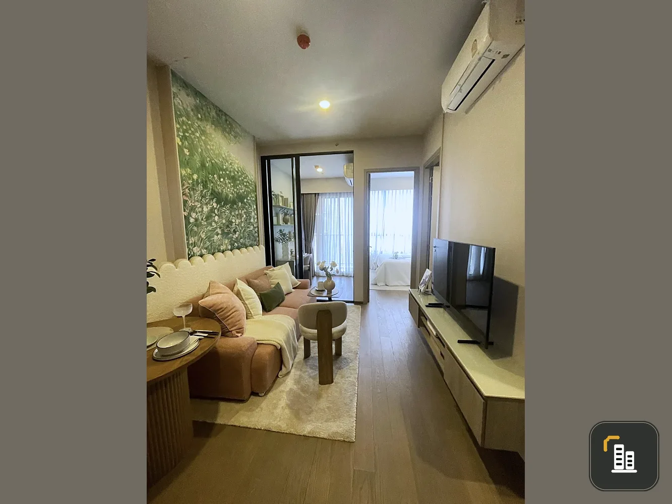 For sale: Park Origin Phayathai, Simplex style, 3rd floor, beautiful room, very cool, ready to move in, reserve now, don't miss out.