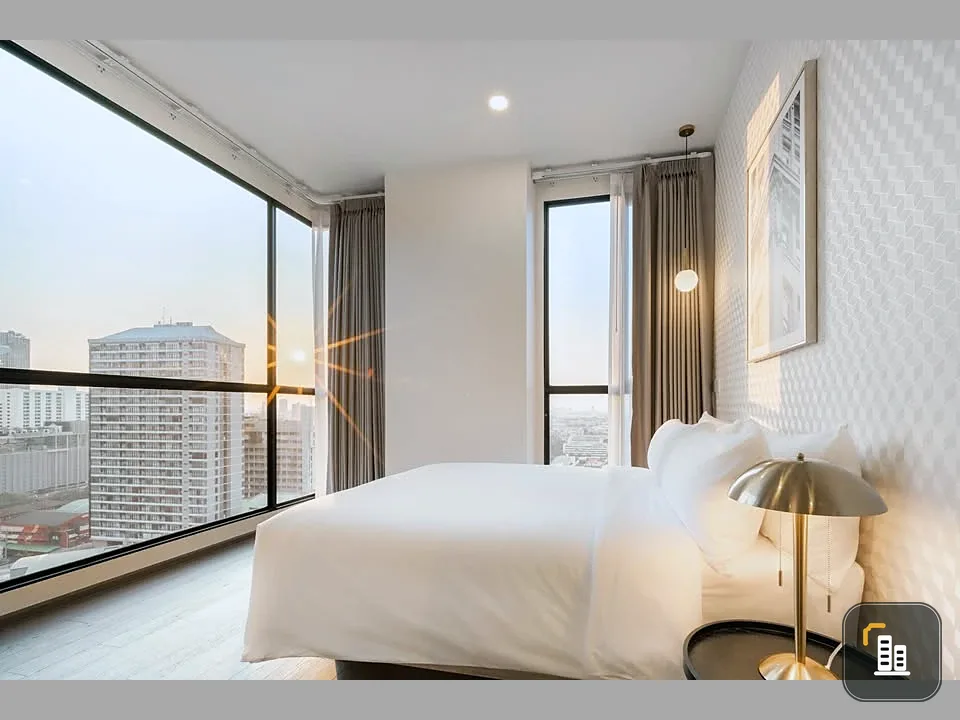 For rent: Park Origin Phayathai, experience a superior lifestyle, high-floor room, fully furnished with electrical appliances, must book