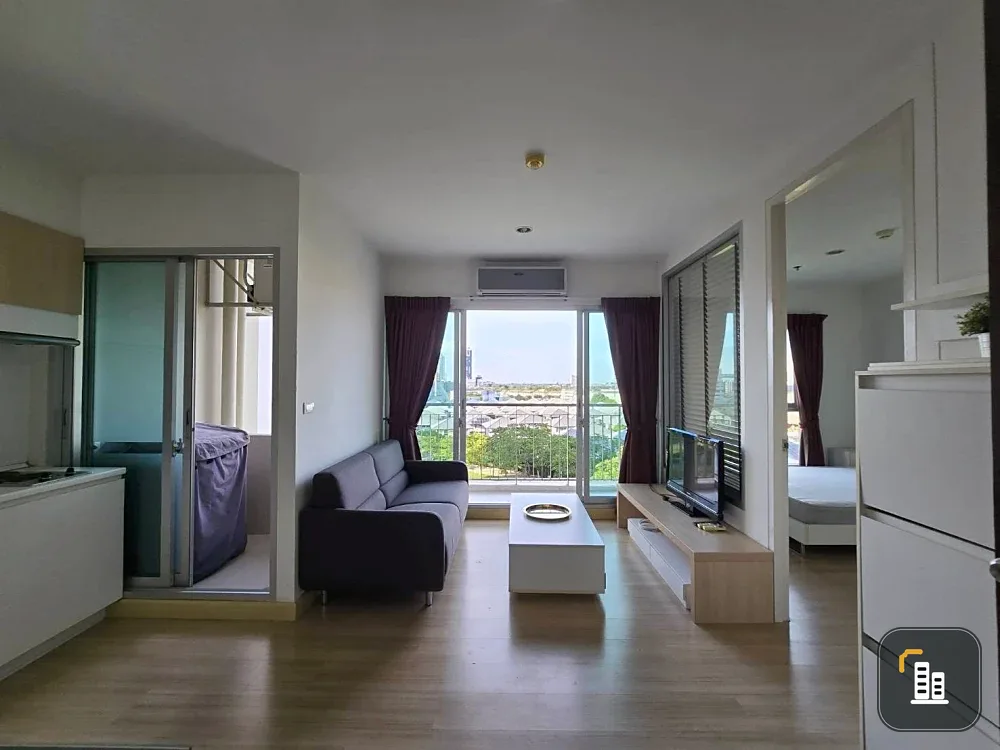 For sale, for rent, The Parkland Srinakarin Lakeside, 8th floor, fully furnished room, nice to live in, if interested, hurry and reserve now, don't wa