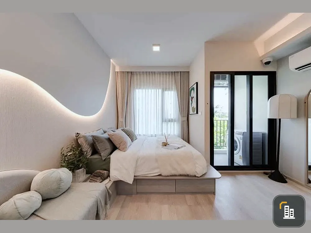 Selling down payment COBE Ratchada Rama 9, 16th floor, good project, great location, complete common area, reserve now, urgently.