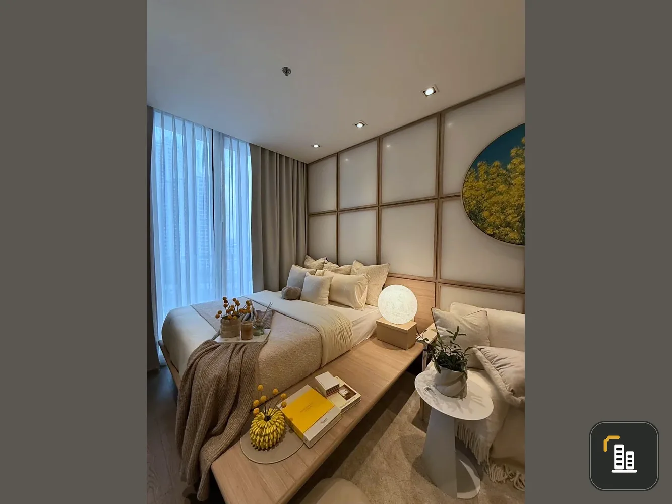For sale Condo Park 24 Origin Phrom Phong, beautiful room, fully furnished, ready to move in, with complete facilities, book now.