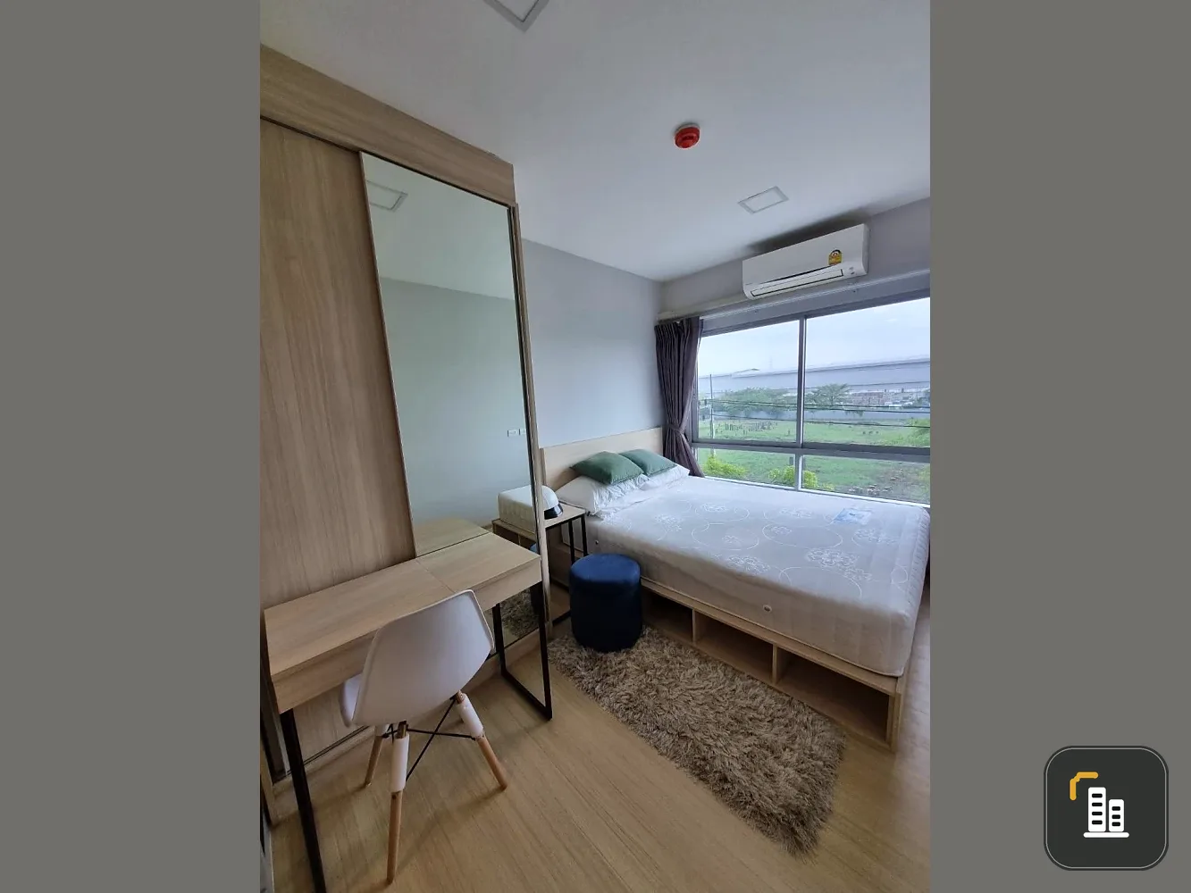 For sale: Plum Condo Rangsit Alive 1, 4th floor, ready to move in, fully furnished, hurry and reserve to be the owner now!