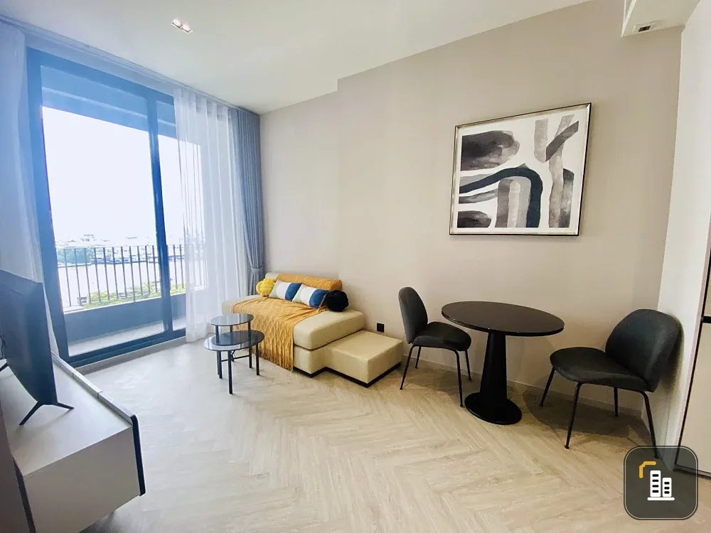 For sale: Chapter Charoen Nakhon-Riverside, spacious room, lots of usable space, 2 bedrooms, 1 bathroom, hurry and reserve now.