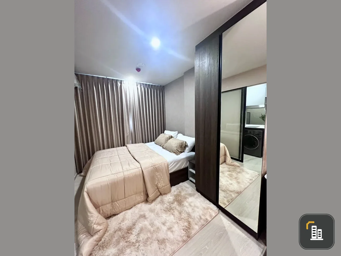 Urgent sale!! Condo New Core Kukot Station, 3rd floor, Building A, BTS view, fully furnished condo, ready to move in, don't miss it!!