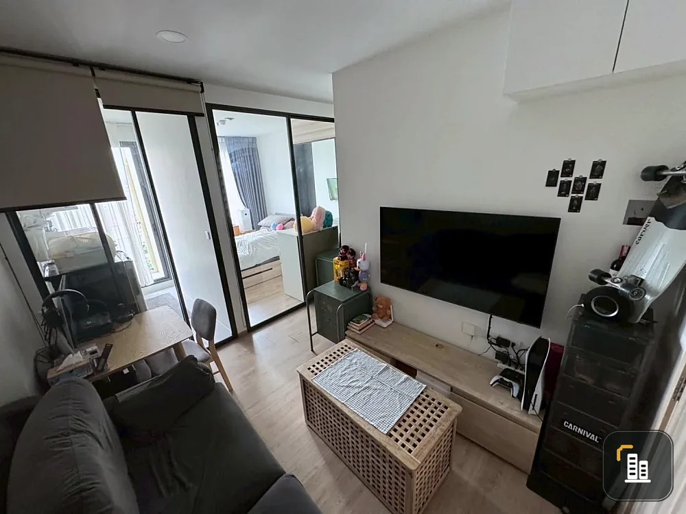 Urgent sale!! Condo Chivathai Kaset Nawamin, 9th floor, city view, fully furnished, good price, don't miss it!!