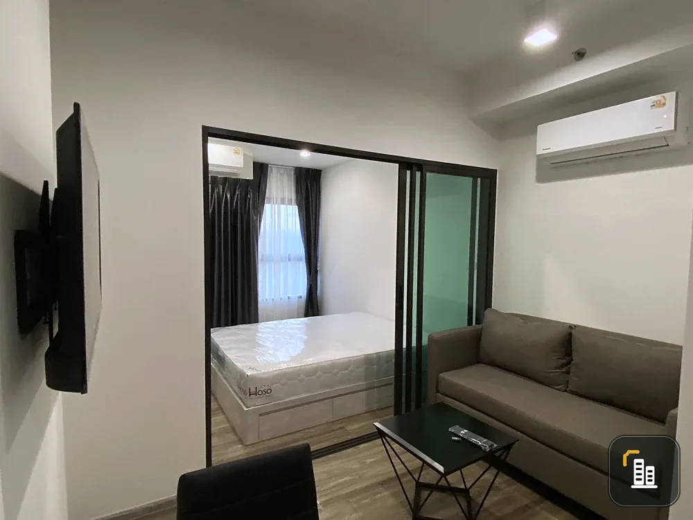 For rent Rich Park Terminal Phahon Yothin 59, 1 bedroom, 1 bathroom, 14th floor, fully furnished with electrical appliances. Book now, get it first.
