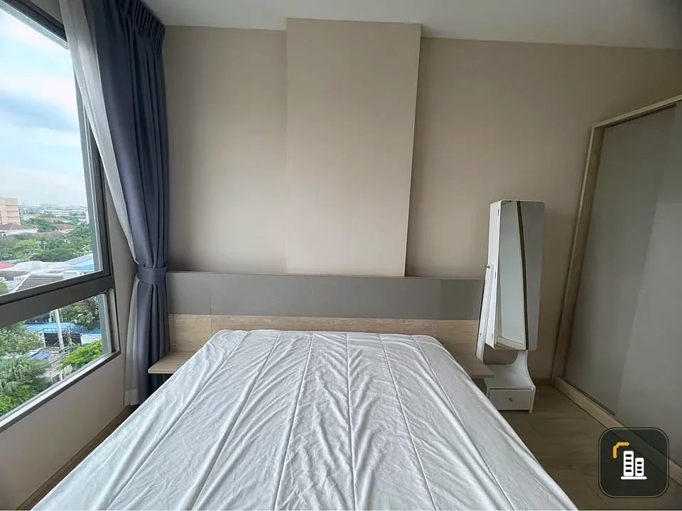 For sale, for rent, Feel Condo Lat Phrao 33, 7th floor, top floor, quiet atmosphere, suitable for relaxation, ready, don't wait.