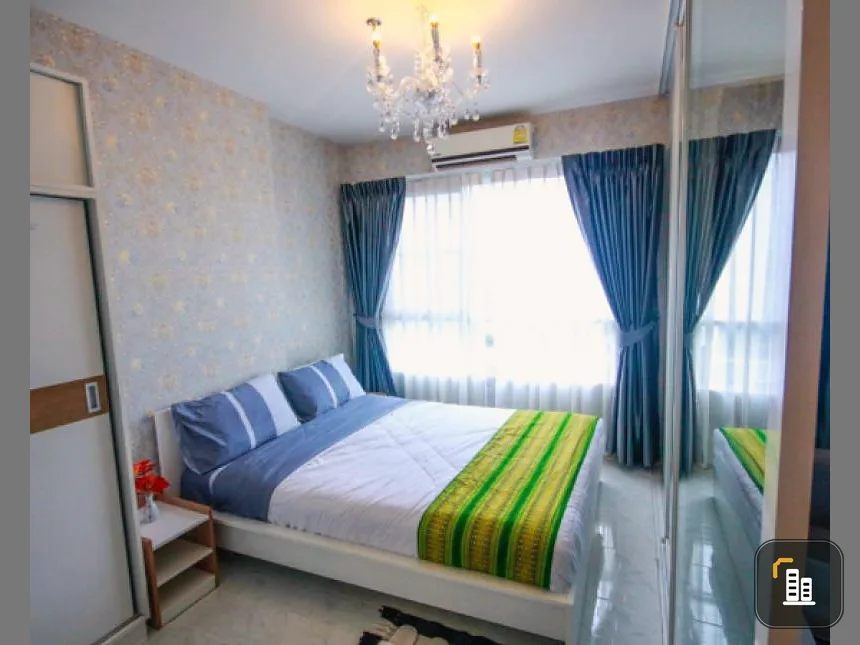 For rent, The Tempo Grand Sathon-Wutthakat, 14th floor, beautiful view, balcony facing north, the sun is not hot.