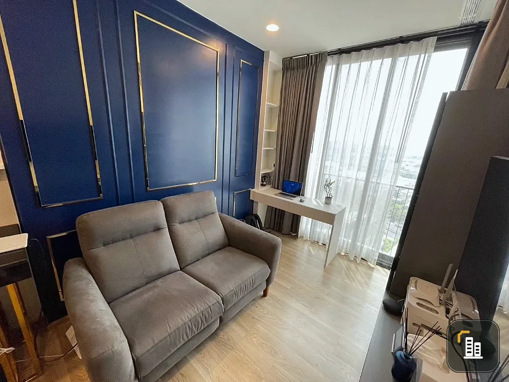 For rent: Oka Haus Sukhumvit 36, 19th floor, nice room, fully furnished, reserve now, don't miss out, hurry!