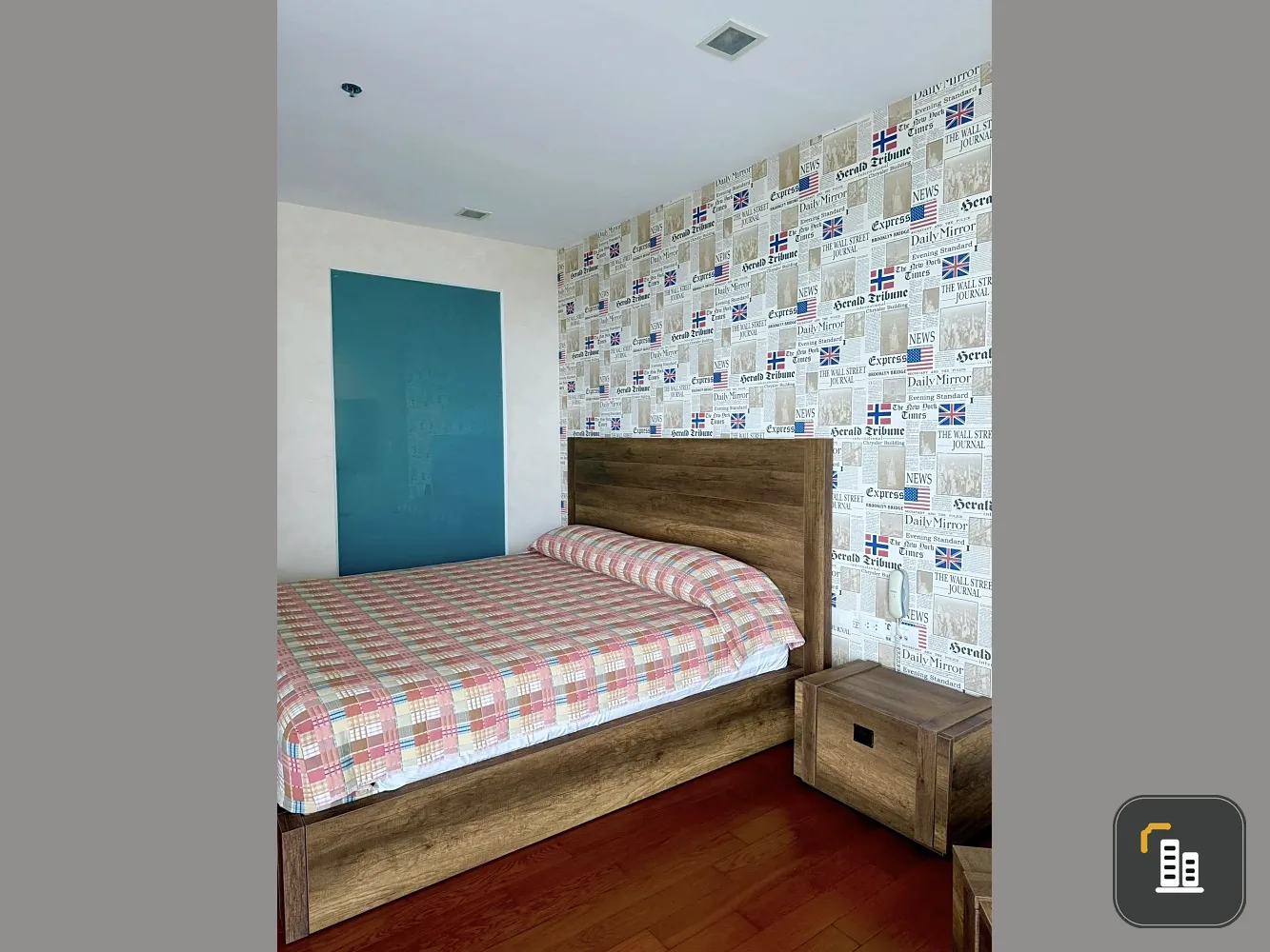 For rent sell: The Palm Wongamat Beach Pattaya, 9th floor, beautiful room, fully furnished, book now, don't miss out.