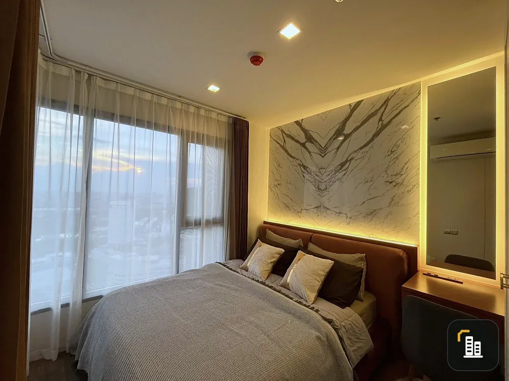 For rent: Life Ladprao Valley, beautiful room, built-in marble bedroom wall, very cool, fully furnished. Can you not reserve it?