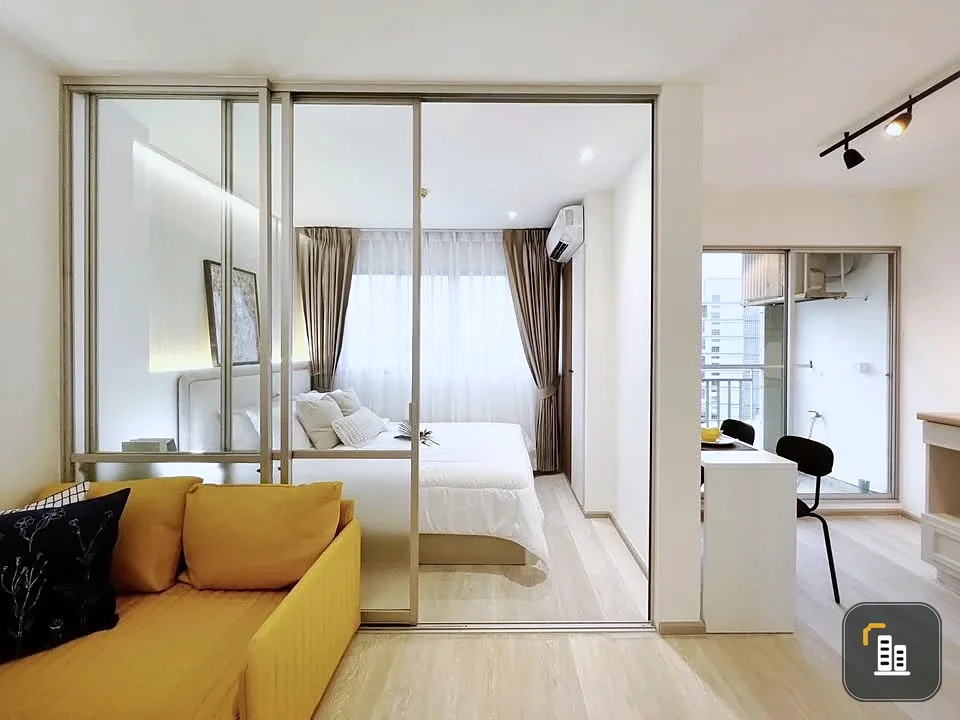 For sale: Lumpini Condo Town Nida-Seri Thai, ready to move in, clear view, clean white room tone, hurry and book before you miss out!!