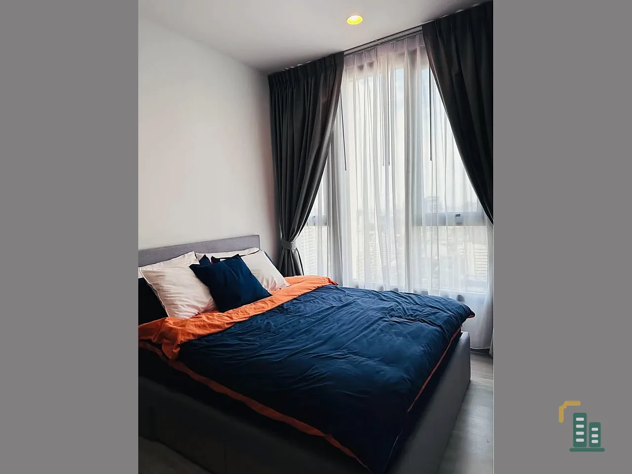 For rent XT Ekkamai, 33rd floor, very high, Thonglor-Ekkamai city view, fully furnished, ready to move in