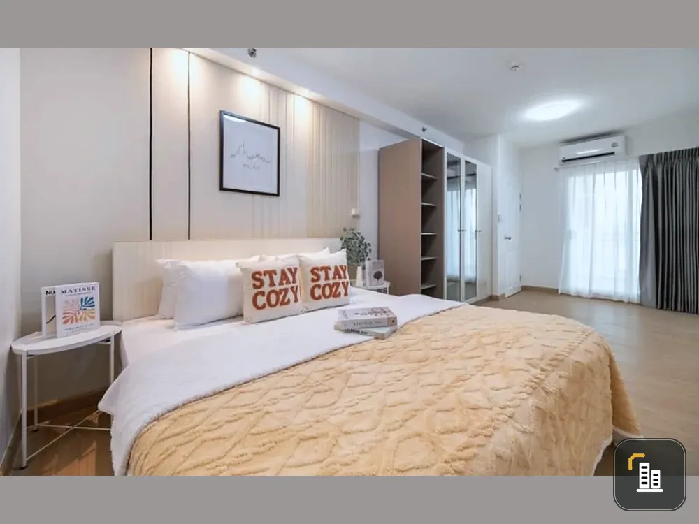 For sale Supalai Park Ratchayothin, high floor, open view, good view, fully furnished, ready to move in, book now, don't miss out.