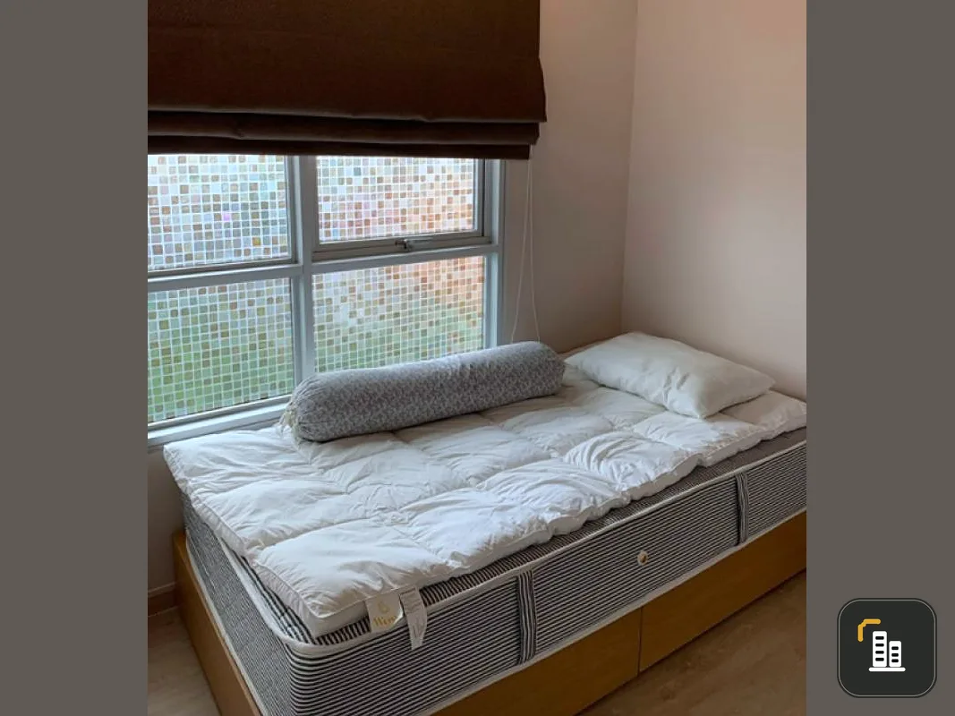 For rent, The Tempo Grand Sathon-Wutthakat, 2 bedrooms, simple decoration, comfortable white tone, everything is complete, rent now