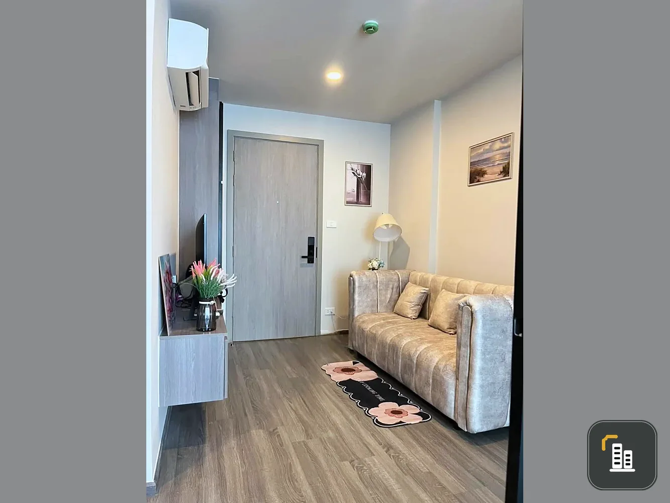 For rent: The Origin Ladprao 15, beautiful room, swimming pool view, 6th floor, complete furniture and electrical appliances. You must book this.