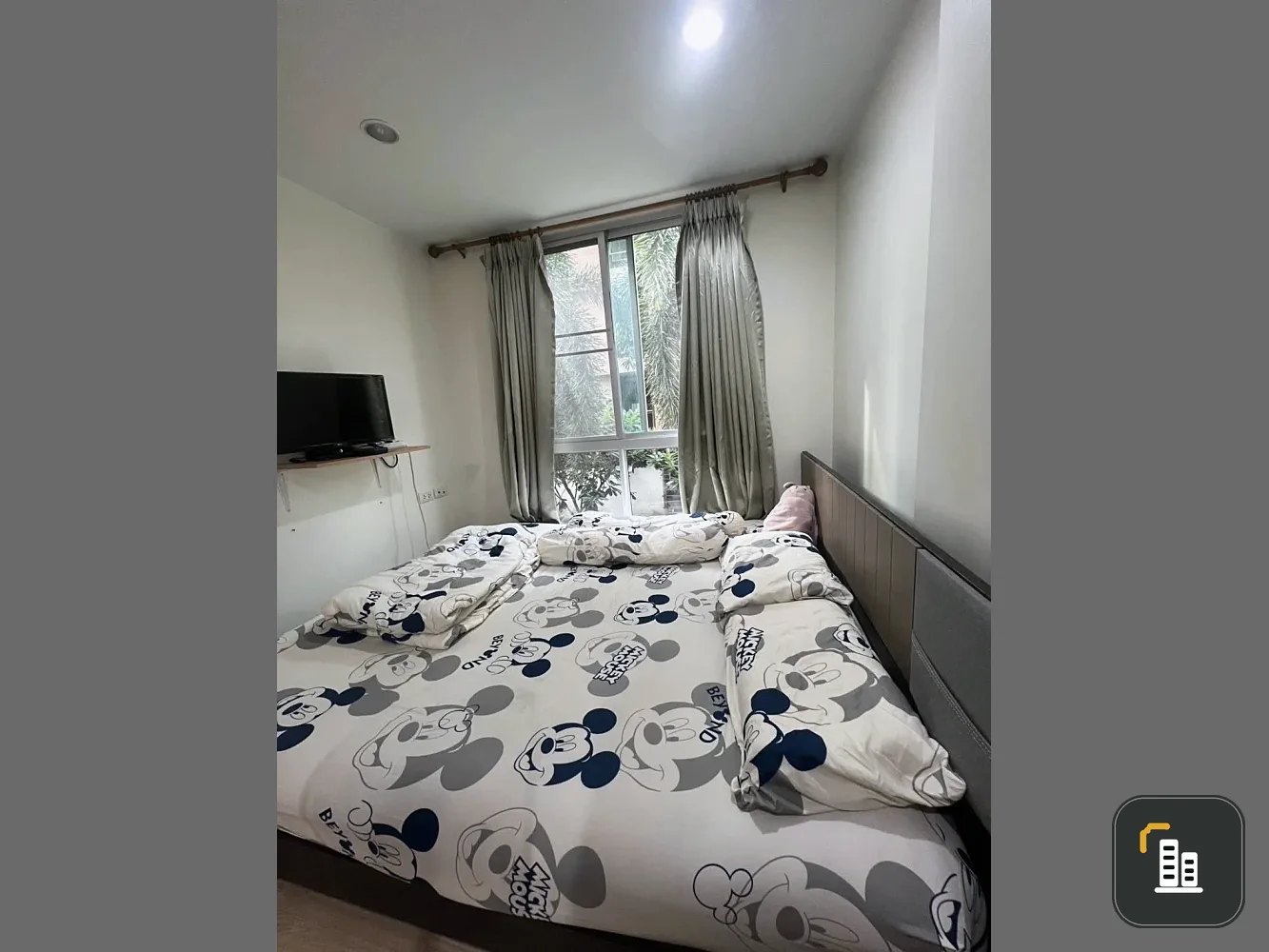 For sale: The Niche Citi Ladprao 130, large room, lots of space, comes with complete furniture and appliances. Don't miss out!
