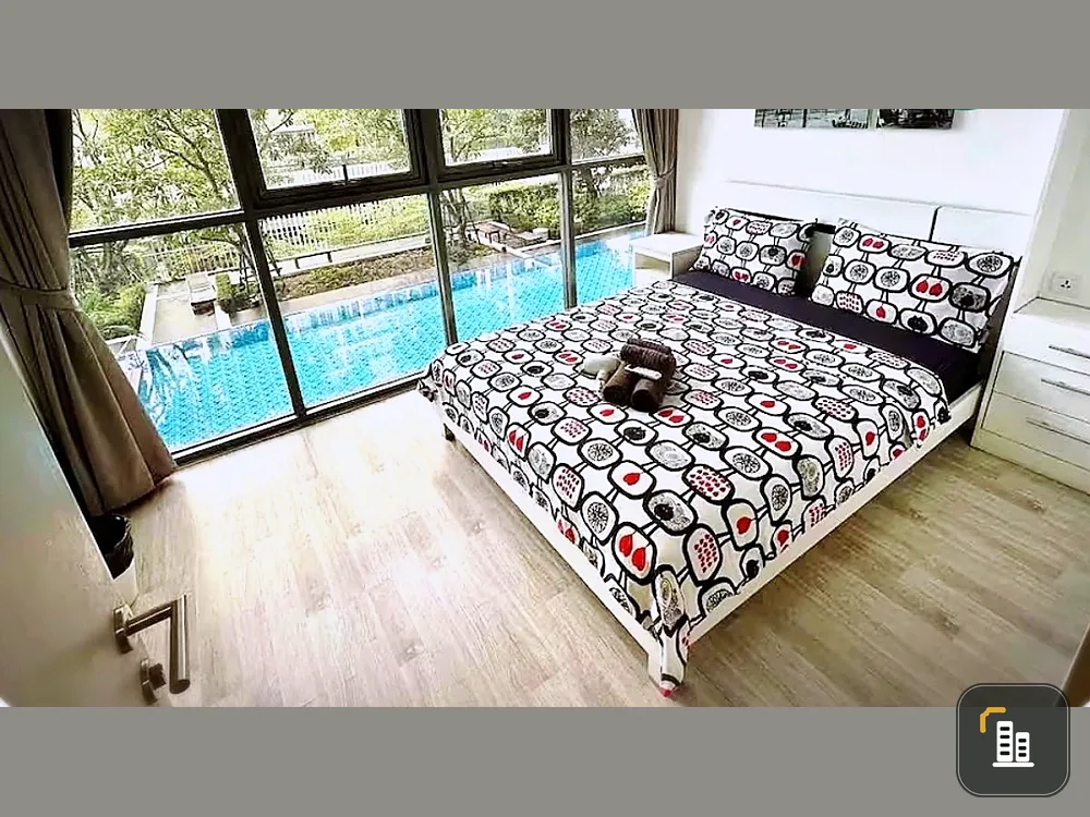 For rent!! Condo Ideo Mobi Sukhumvit 5th floor, Building B, Pool Front view, fully furnished, ready to move in, hurry up and book now!!