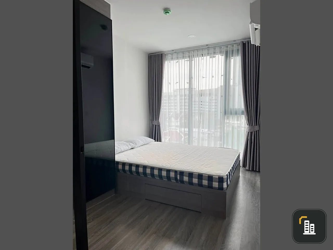 Condo for rent, The Origin Lat Phrao 15, a nice room with complete facilities. You must not miss it.
