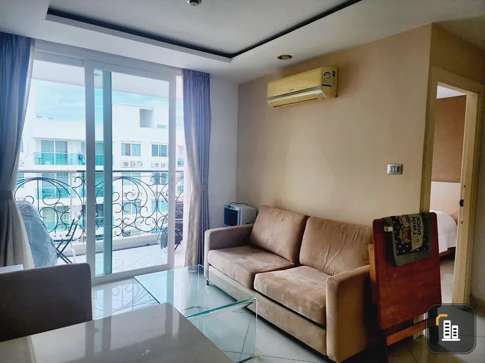 For sale, for rent Paradise Park Jomtien Resort, 1 bedroom, 1 bathroom, spacious room, view of the building and pool, don't miss it.
