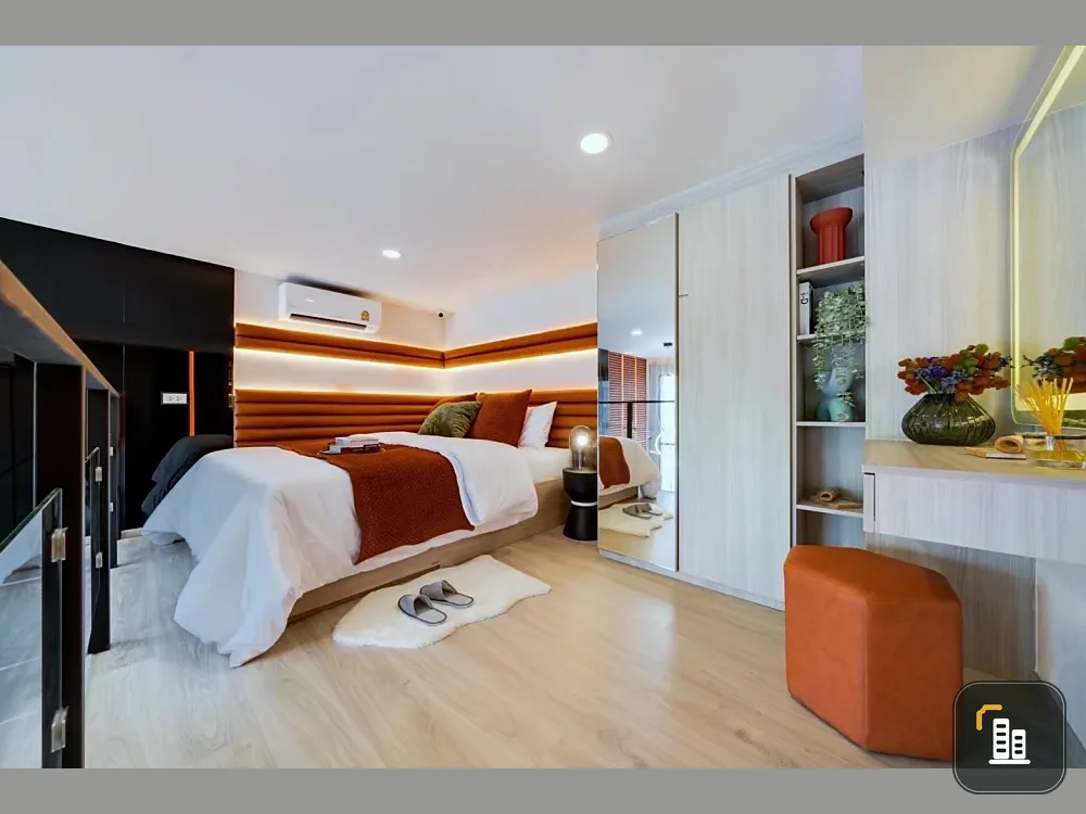 Selling a reservation for Origin Plug & Play Srinakarin, Duo Space room, 26th floor, open view, reserve now!
