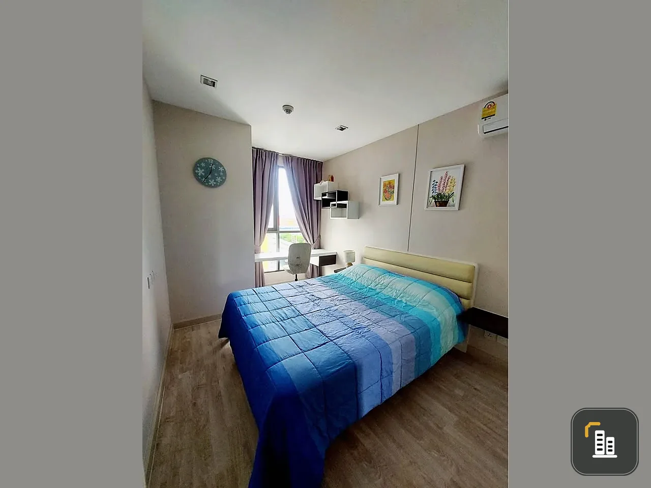 Condo for rent, Ideo Phayathai, spacious room, ready to move in, built-in in the room, just bring your bags and come right away.