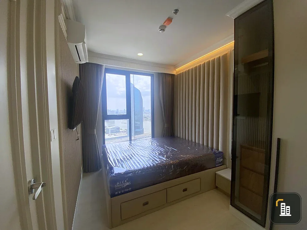 For rent: Nue Riverest Ratburana, a riverside condo on the Chao Phraya River with unobstructed views and fully furnished units. Book now!