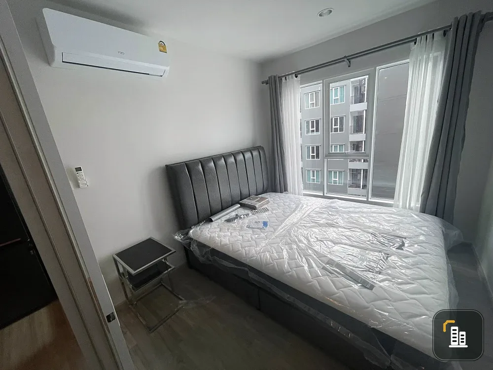 Condo for rent, Regent Home Bangna, well-separated room, 30th floor, high view, complete here, I tell you you must not miss it.