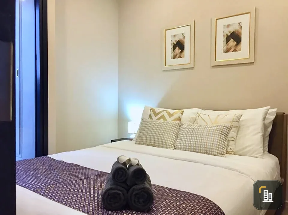 For sale, for rent, Ashton Asoke, fully furnished room, ready to move in, 31st floor, high view, if you don't reserve, you'll regret it later.