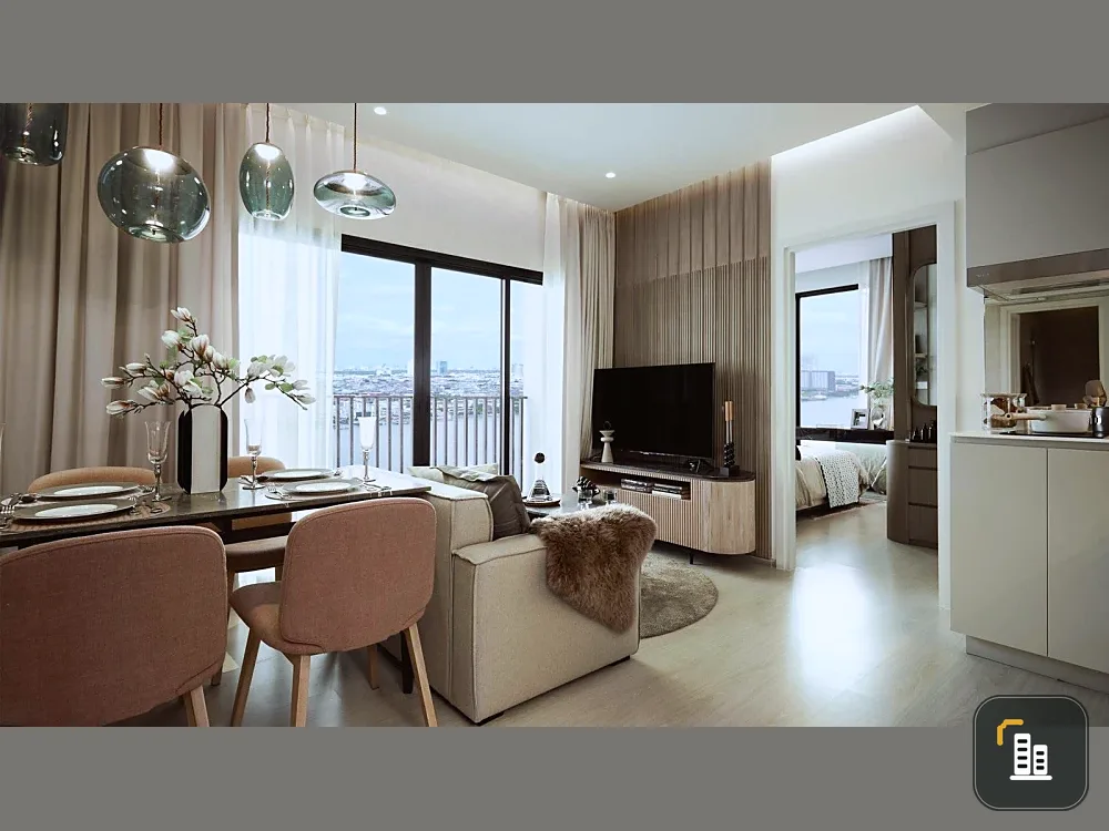 Selling down payment NUE RIVEREST Ratburana, 18th floor, good project, great location, interested, reserve now.
