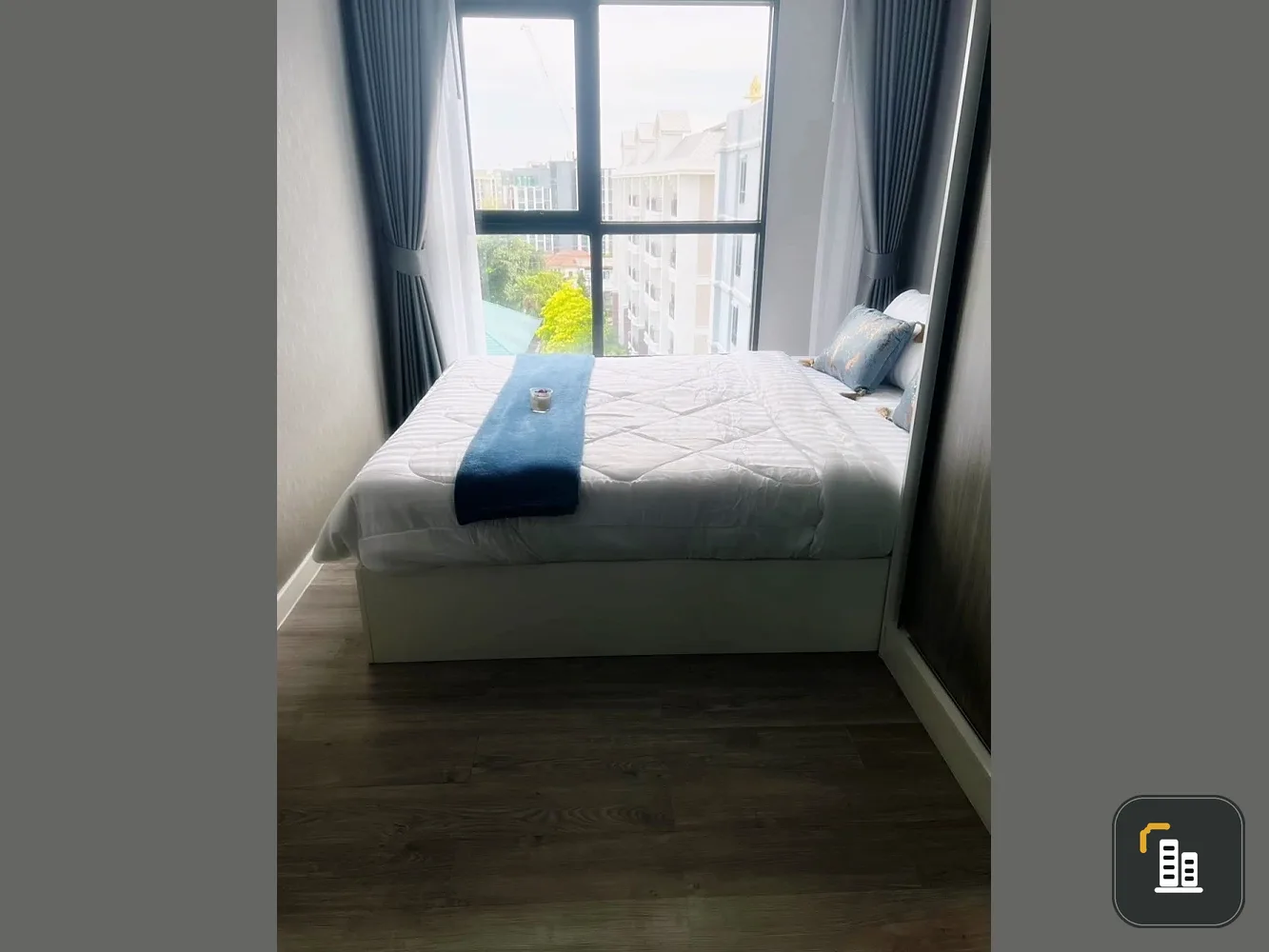 For rent!! B Loft Light Sukhumvit 107, 8th floor, condo next to BTS Bearing, convenient transportation, quiet, ready to move in immediately!!
