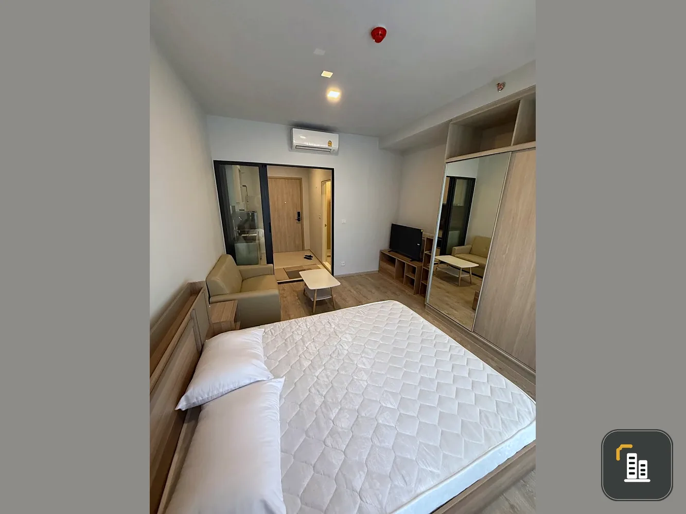 For rent!! Condo The Tree Phatthanakan - Ekkamai 15th floor, beautifully decorated room, ready to move in immediately, hurry up and book now!!
