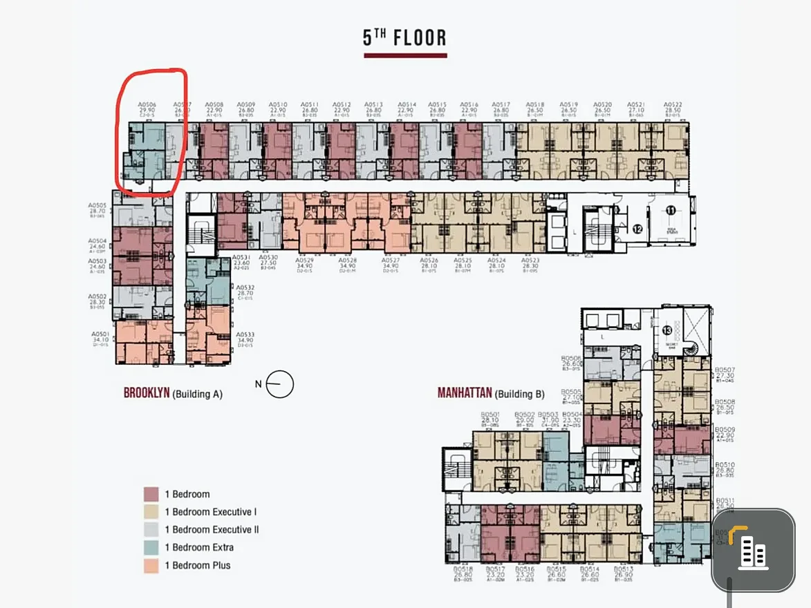 Selling down payment Maroon Ratchada 32 Layout, very good room, not crowded, has a walk-in closet in the bedroom, don't miss it.