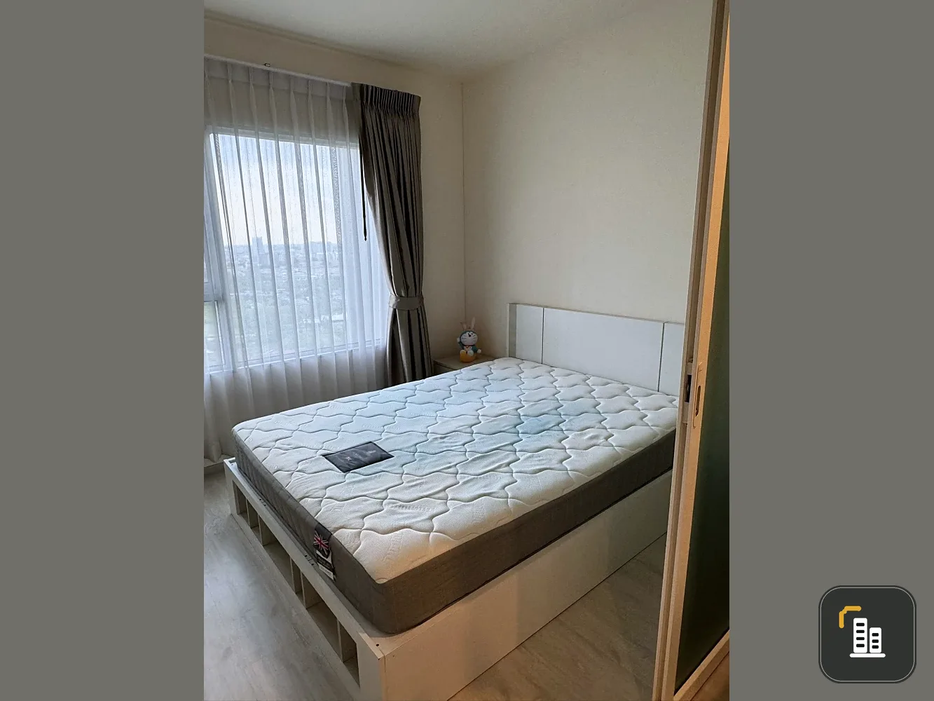 For sale: Aspire Ratchada-Wong Sawang, breezy, not stuffy, not hot, Rama VII Bridge city view, no buildings blocking, quiet, next to the fire escape,