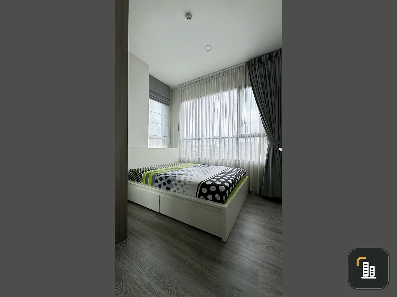 For rent: Knightsbridge Collage Ramkhamhaeng, 4th floor, nice room, fully furnished, reserve now!
