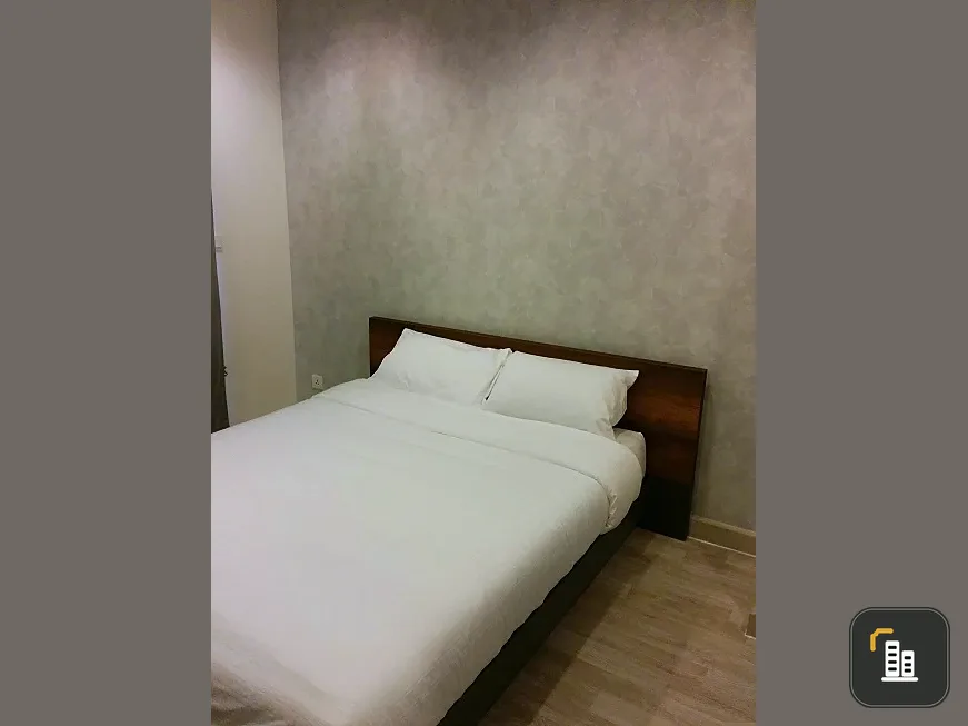 For rent: Ideo Mobi Rama 9, spacious room, lots of usable space, everything is complete here. Come and reserve today. Don't miss out.