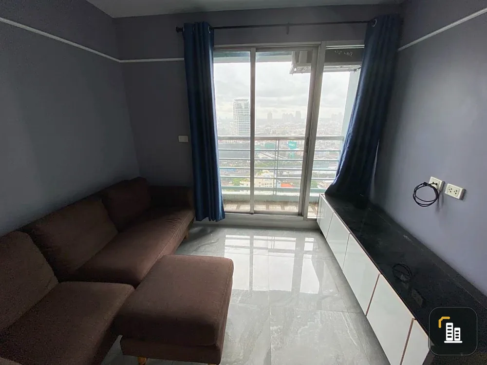 For sale: Lumpini Place Water Cliff, 2 bedrooms, high floor, beautiful view, ready to move in, reserve now, don't miss out.