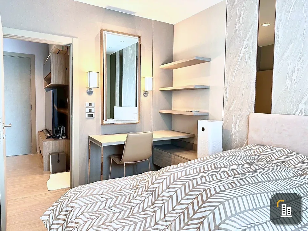 For rent: Life Asoke-Rama 9, 1 bedroom, 1 bedroom, decorated in a controlled tone, good location, book now!