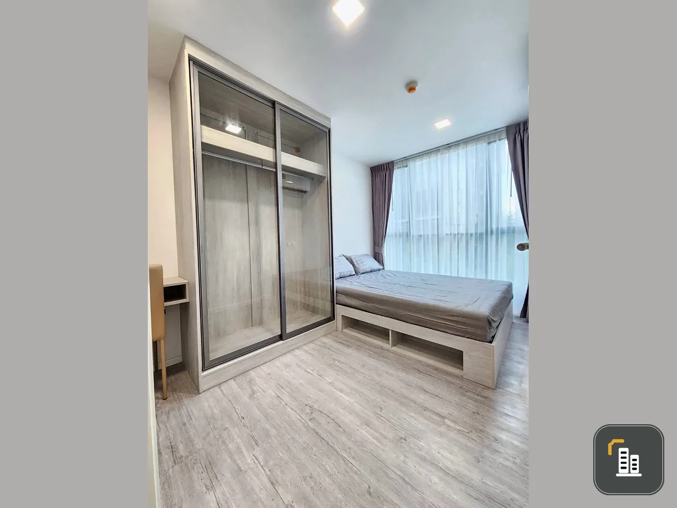 For rent Atmoz Tropicana Bangna, large room, comfortable, lots of usable space, great price, book now.