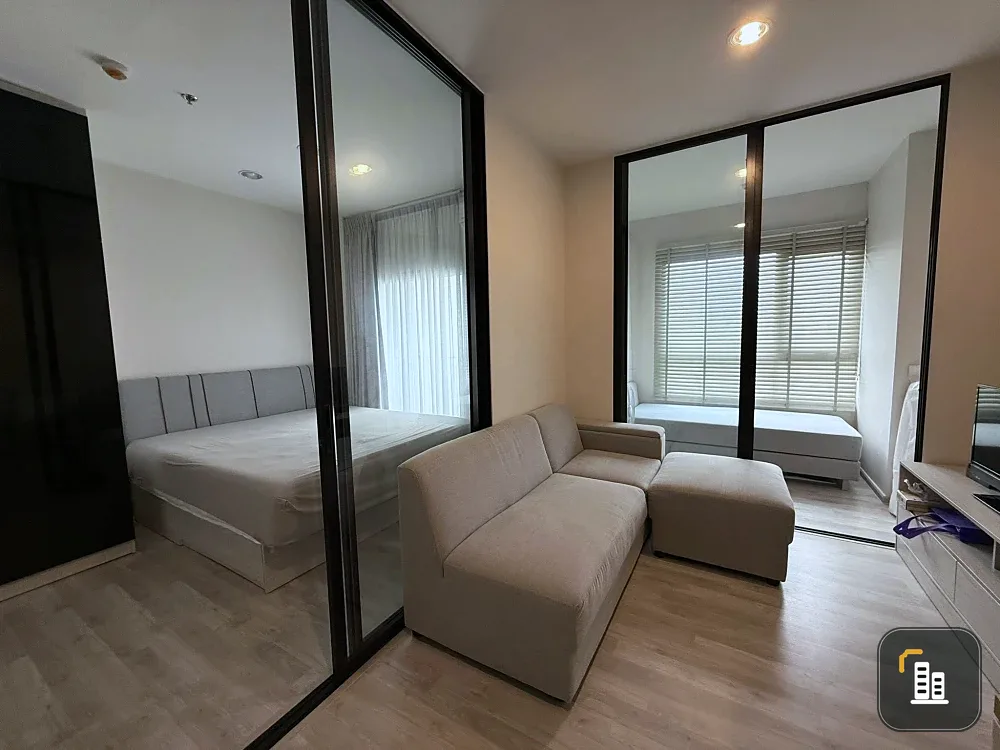 For sale, for rent, Niche Mono Mega Space Bangna, a nice room, lots of usable space, city view from a high floor, good air, can't you book it?