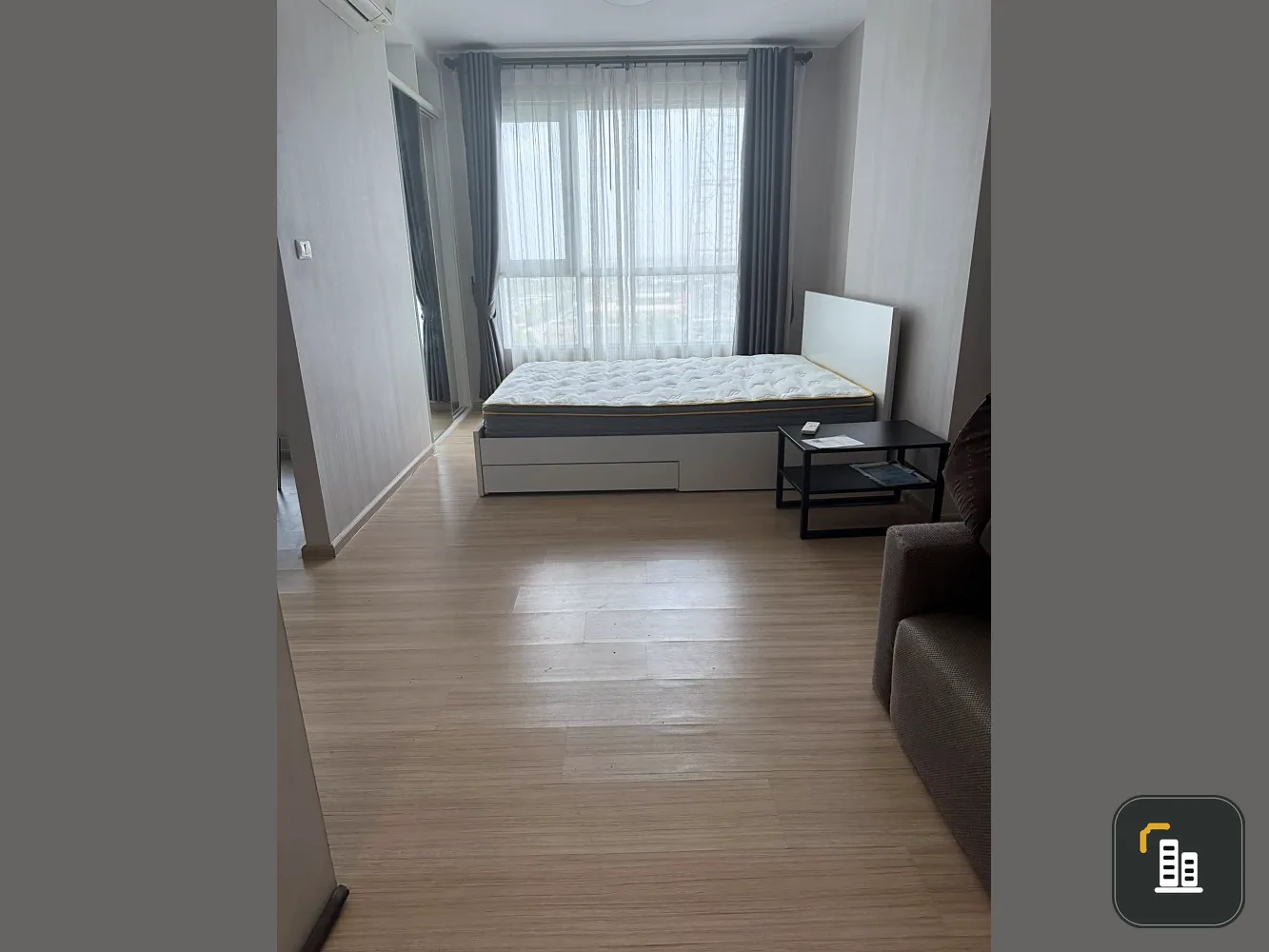 For sale, for rent, Fuse Sense Bangkae, studio room, good location, fully furnished, just bring your bags and move in.