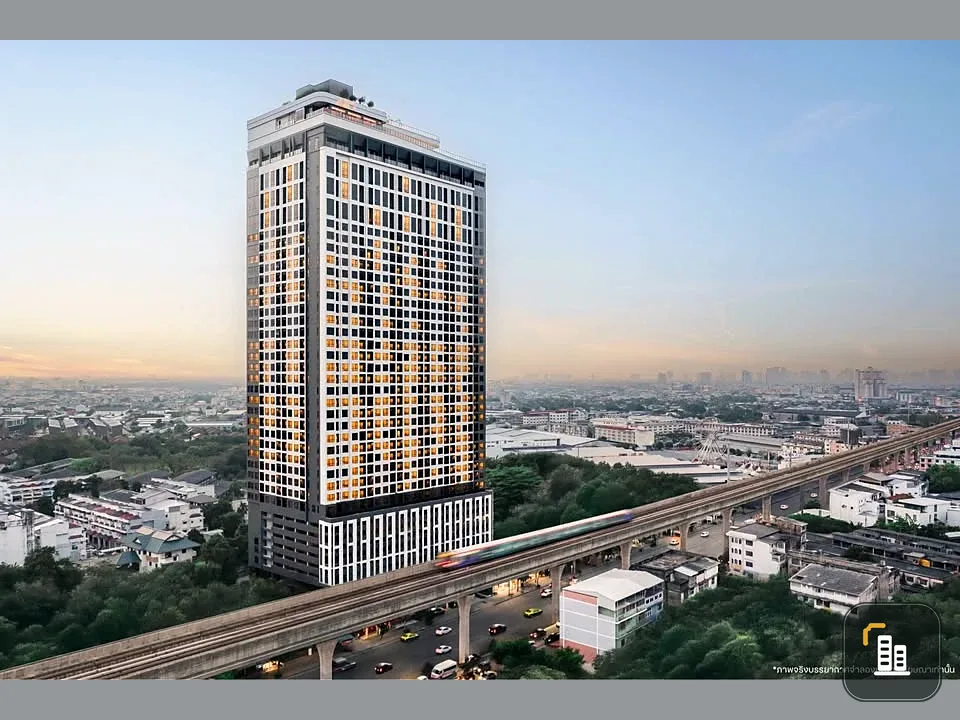 Selling down payment Sim Suk Sawat - Rama 3, near the fire escape, Chao Phraya River view, no tall buildings blocking the view, reserve now.