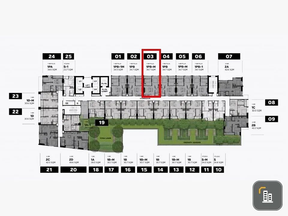 Selling down payment Metris District Ladprao, 1 Bedroom Plus room, city view, no blocked view, pets allowed, must reserve
