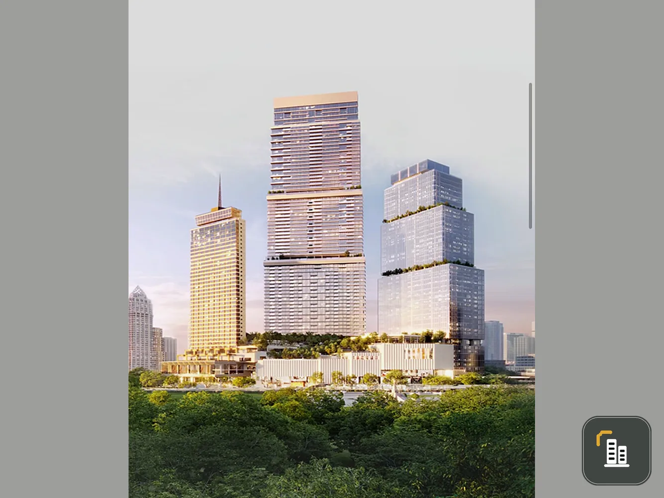 Urgent sale!! The Residences at Dusit Central Park, 25th floor, corner room, city view, ready to move in, hurry up and book now, don't miss out!!