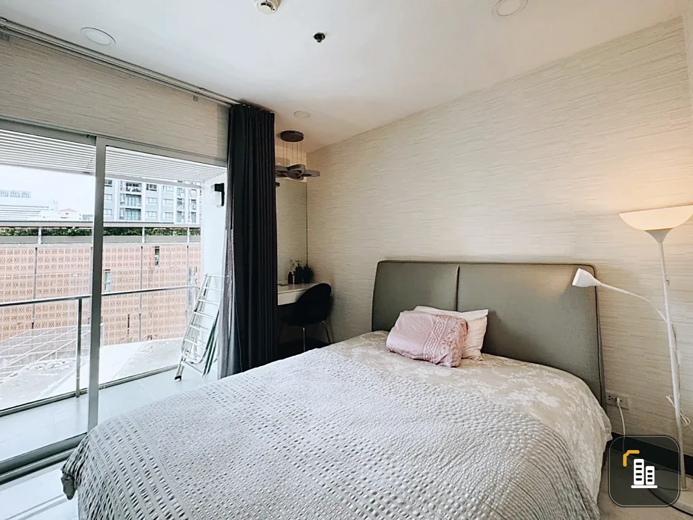 For rent: VERTIQ Rama 4 - Siam, room on the 8th floor, unblocked view, quiet atmosphere, very suitable for relaxation, book now.