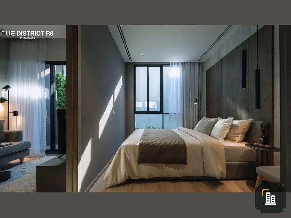 For sale: NUE District R9, room location, balcony view in front of building G, 28th floor, highest, don't just look, hurry and reserve now.