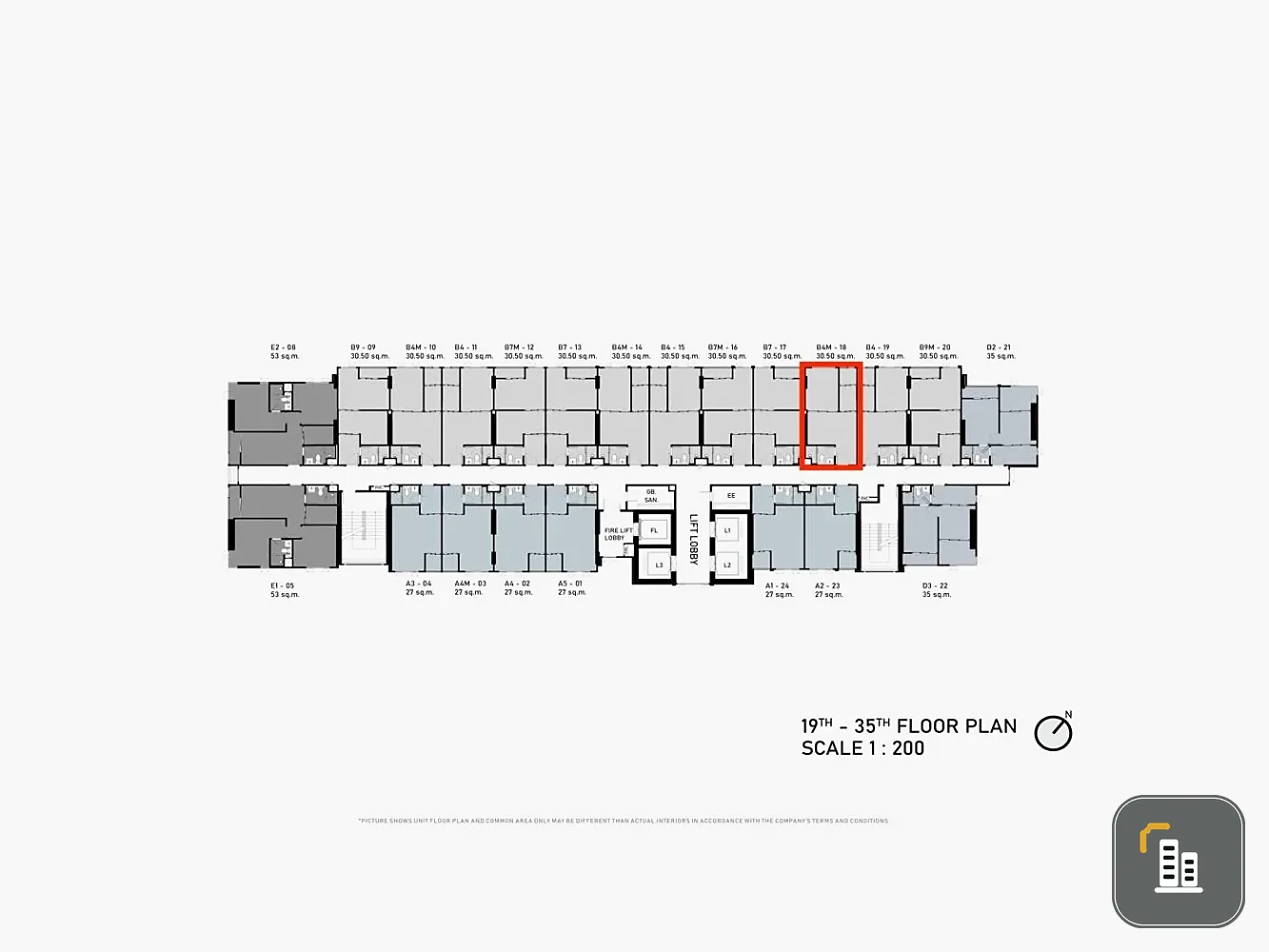 Selling down payment for Aspire Onnut Station, high floor, 26th floor, 1 Bedroom Layout, super cool, hurry up and grab it now!