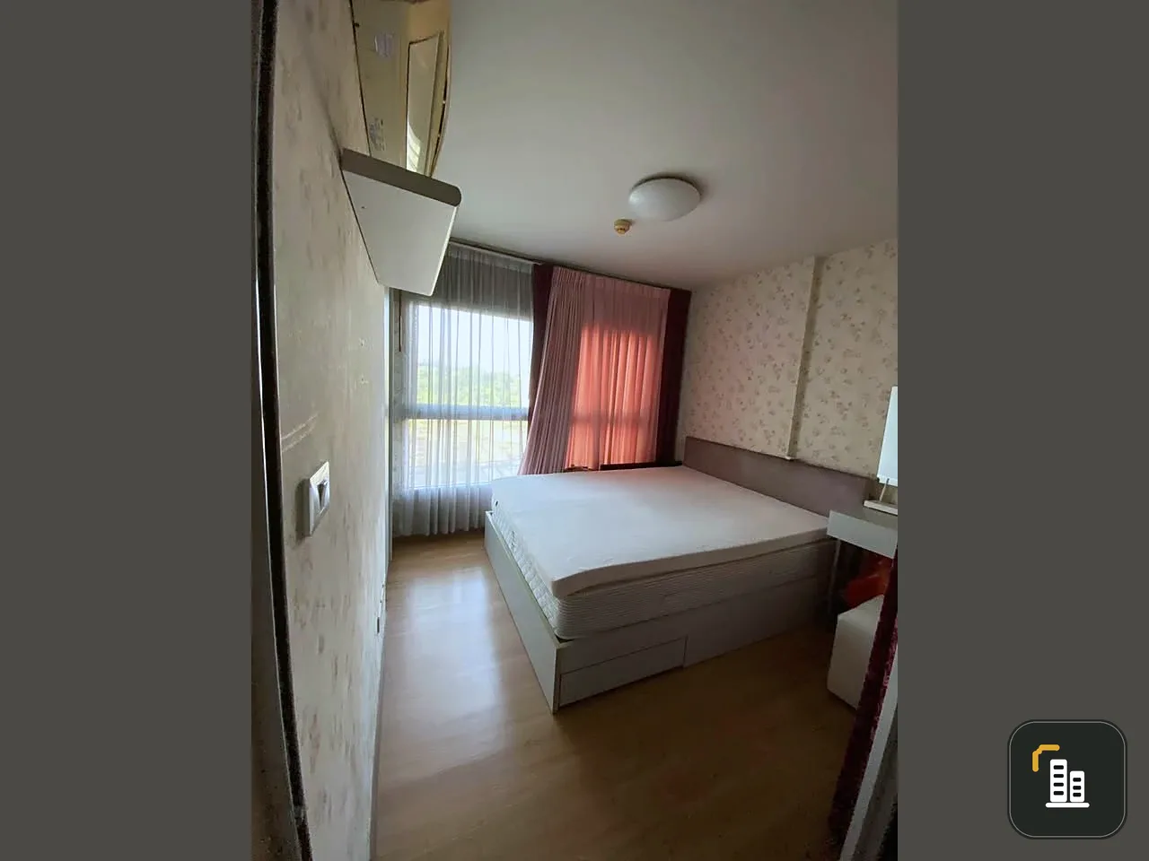 Condo for sale D condo Ramkhamhaeng, ready to move in, separate room, very well-proportioned, hurry and book before you miss out++