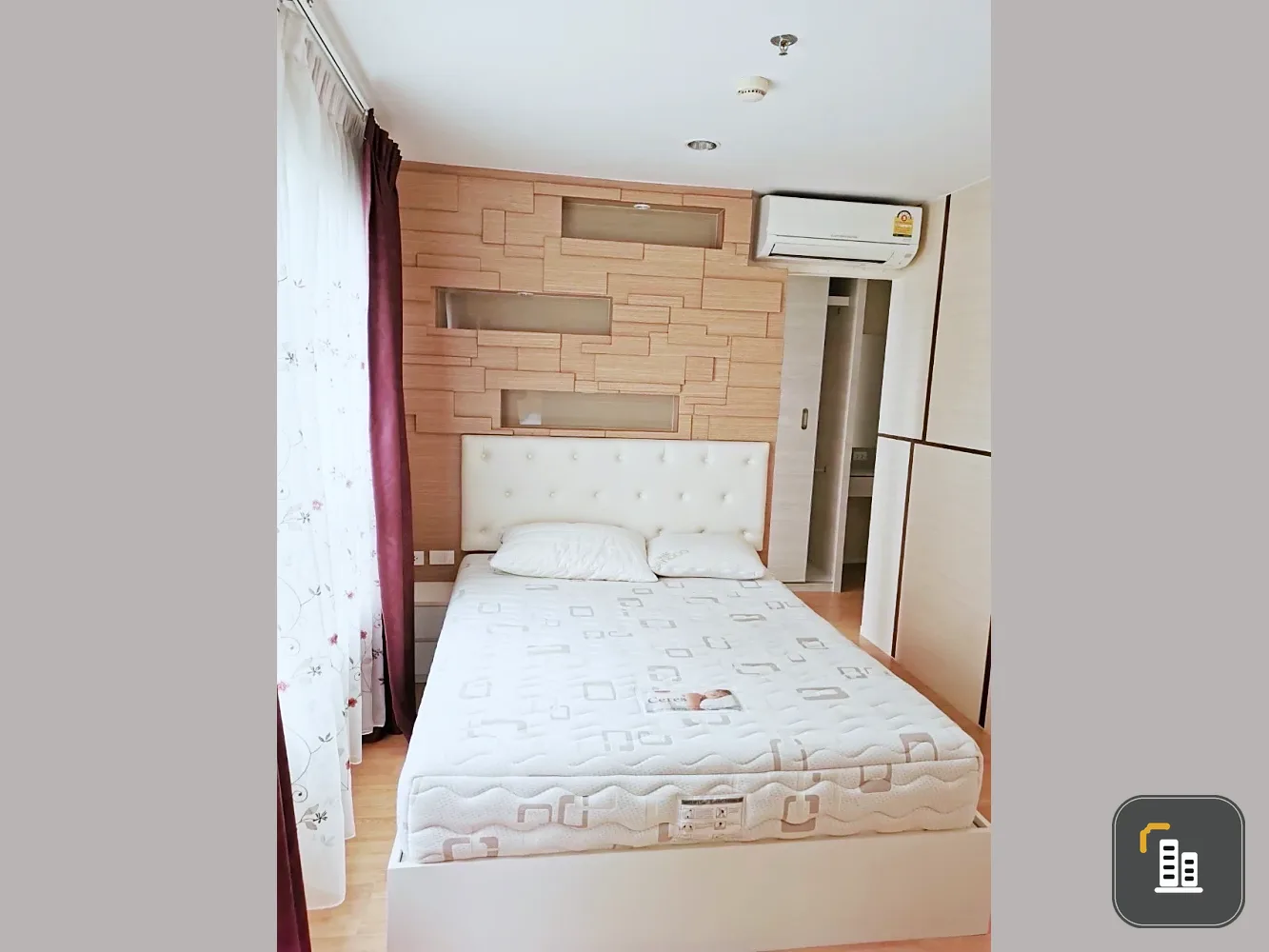 For rent!! Condo Lumpini Place Srinakarin-Hua Mak Station, 20th floor, Building B, fully furnished, hurry and book now!!