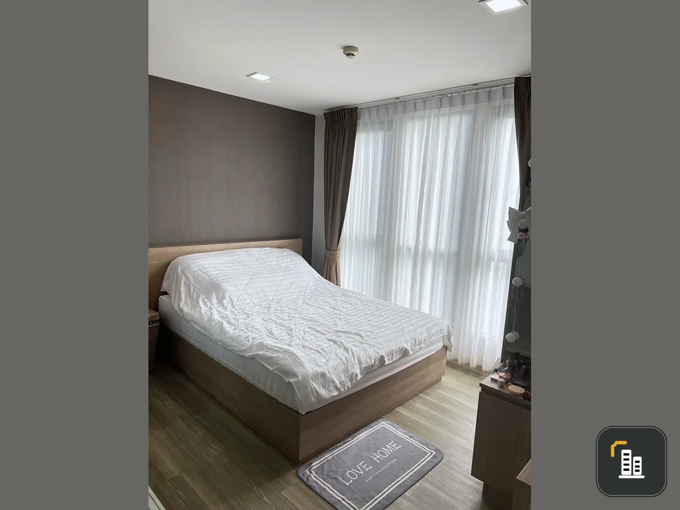 For rent!! Condo Monique Sukhumvit 64, 4th floor, Building A, garden view, fully furnished, ready to move in immediately, don't miss it!!